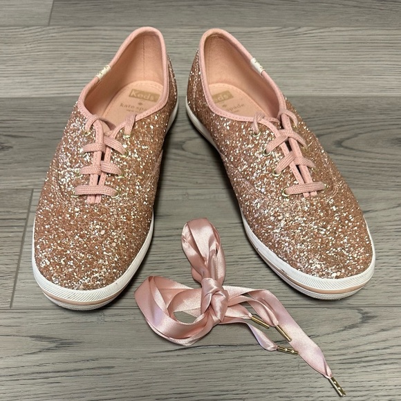 Kate Spade Keds Champion Glitter Celebration Lace Up - Picture 5 of 9